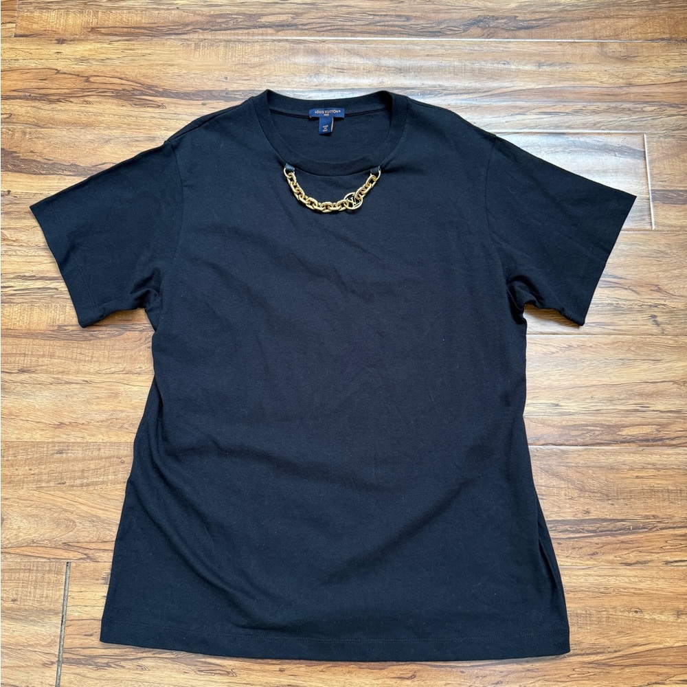 Louis Vuitton Black LV Chain T-Shirt